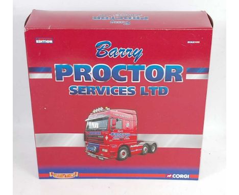 A Corgi Toys Hauliers of Renown 1/50 scale Barry Proctor Services Ltd road transport gift, model No. CC99169, housed in the o