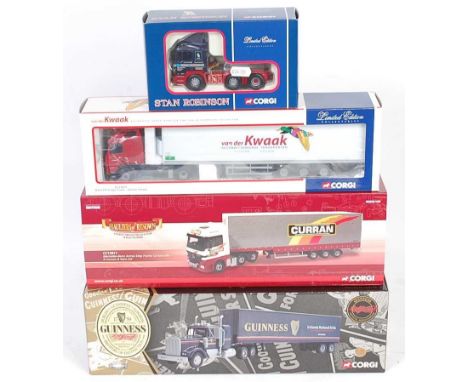 Four various boxed Corgi Toys Hauliers of Renown Road Transport tractor unit and trailer diecast group, four examples to incl
