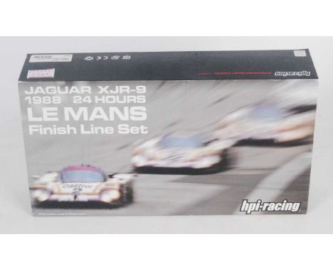 An HPI Racing Model No. 8055 1/43 scale Jaguar XJR-9 1988 Le Mans Special Racing gift set, housed in the original card displa