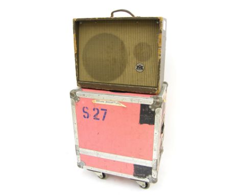 Rory Gallagher's Magnatone Model 190 Professional guitar amplifier, circa 1959, 40 watts, fitted with a 12" speaker of Rory's