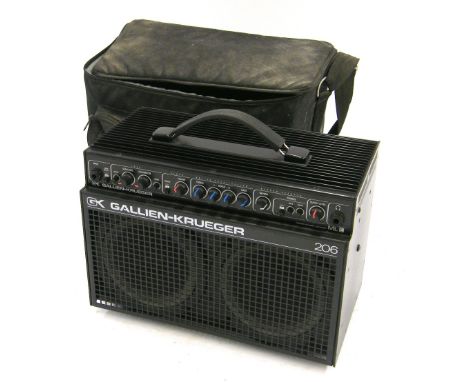 PLEASE NOTE: This amp does not work! Gallien-Krueger MLE 206 guitar amplifier, made in USA, ser. no. 93764, with a vintage ca