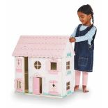(2B) Lot RRP £160. 4x Wooden Toy Items. 1x Wooden Dolls House RRP £45. 1x Large Furniture Bundle RR
