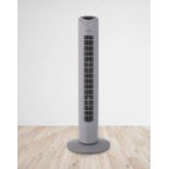 (2D) Lot RRP £110. 3x Arlec 31” Tower Fan. (2x Grey RRP £40 Each, 1x White RRP £30).