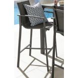 (1F) 3x Mixed Chairs To Include 1x Oslo Bar Chair Charcoal.
