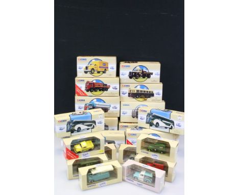 20 boxed Corgi Classics diecast models to include 7 x Corgi Classics Road Transport (97162, 97942, 98453, 97317, 97895, 98458