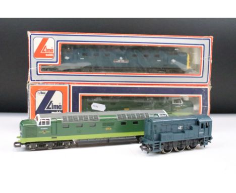 Four Lima OO gauge locomotives to include 2 x boxed examples featuring The Fife &amp; Forfar Yeomanry and Meld