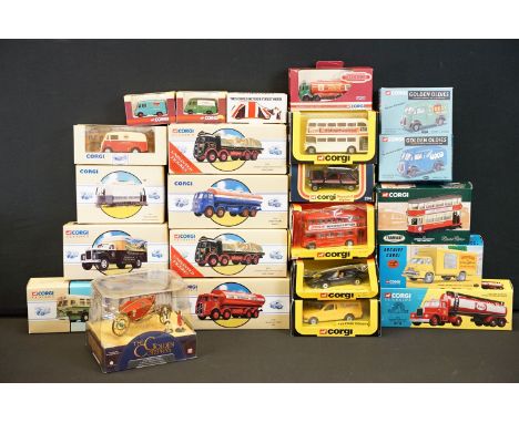 Collection of 23 boxed Corgi diecast models to include Corgi Classics Road Transport (98454, 97327, 97980, 97970, 97327), Cor