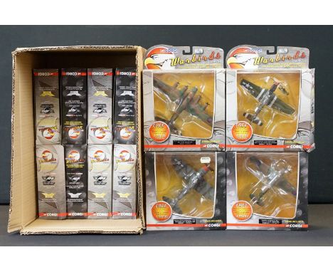 12 Boxed Corgi 1/72 Warbirds Predators diecast model planes to include WB99607, WB99610, WB99627, WB99616, WB99603, WB99608. 