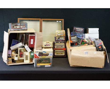 Collection of approximately 70 boxed and unboxed diecast models to include Lledo Days Gone, Exclusive First Editions, Corgi C