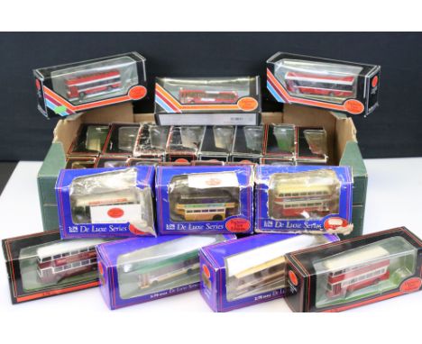 26 Boxed EFE Exclusive First Editions diecast model buses, 1:76 scale, featuring, 5 x De Luxe Series &amp; 3 x De-Regulation 