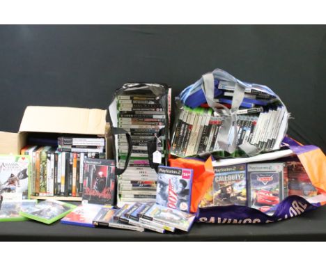 Gaming - Large Collection of Xbox 360, Play Station 2, Play Station 3 and PC/ Computer games to include 128 x PS2 games (FIFA