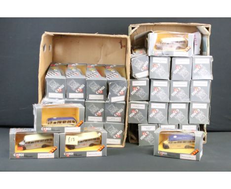 33 Boxed Corgi Classics diecast models in grey boxes (diecast generally ex, boxes vary) (2 boxes)