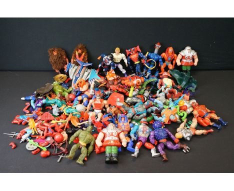 Masters of the Universe - Around 34 original Mattel Masters Of The Universe figures to include Zodac, Man-E-Faces, Ram Man, T