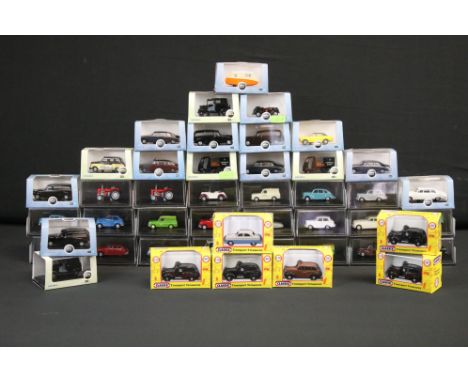 45 Cased / boxed 1/76 diecast models to include Oxford Commercial, Oxford Railway Scale, Oxford Automobile, Classix and SA Sk