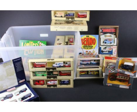 23 boxed diecast models to include 14 x Lledo Days Gone, 2 x Corgi Classics, 2 x Corgi Limited Edition, 3 x Beano and Webster
