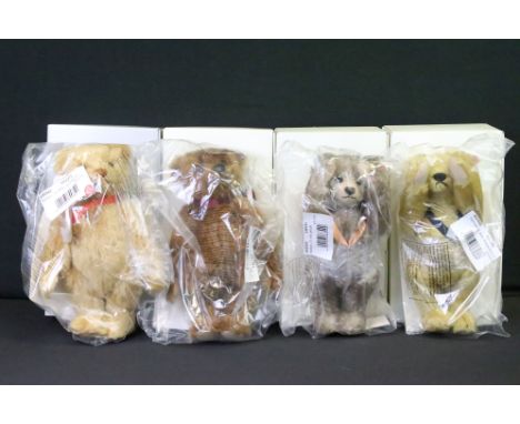 Steiff - Four Boxed ltd edn Steiff teddy bears to include 2010 Teddy Bear Of The Year No. 663666 (Bear and paperwork within o