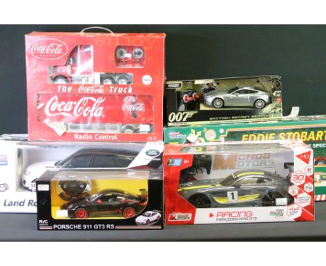 Radio Control - Six boxed R/C models to include Mondo Motors Racing 1:10 Mercedes-AMG GT3 (split to box window), Land Rover '