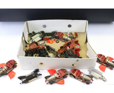 Collection of play worn Corgi diecast models spare parts to mainly include models from Chitty Chitty Bang Bang, condition var