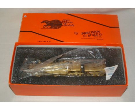 PRECISION Scale Models/Iron Horse HO unpainted Brass Western Maryland Railway 3 -Truck Shay. Made by KTM. Some light tarnish 