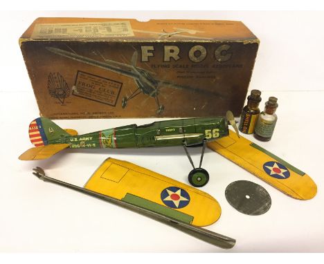 Frog (International Model Aircraft Ltd.) 'US Army' Mark IV Interceptor Fighter Flying Scale Model Aeroplane: tinplate model i