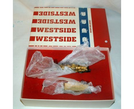 WESTSIDE Model Company HOn3 unpainted Brass D&RGW K-27 modern 'slide valve' 2-8-2 and 4 axle Tender. Made by Nakamura Seimits