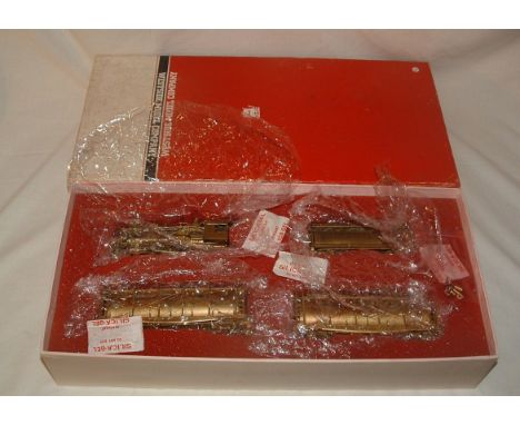 WESTSIDE Models HO unpainted Brass Southern Pacific WSW T-1 Fire Train 4-6-0 no 2252 and 4 axle Tender with 2 x 4 axle Water 