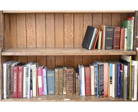 Books. Two and a quarter shelves of antiquarian and general stock, 18th c and later, including Dickens (Charles, editor), The