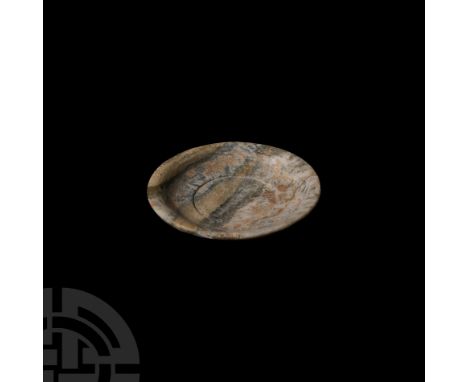 Han Dynasty, 206 B.C.-220 A.D. or later. With truncated conical body and shallow foot. 103 grams, 10 cm wide (4 in.). From th
