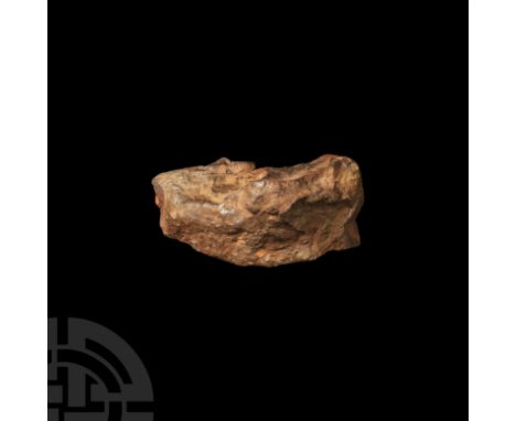 Fell 1516 A.D., found 1958 A.D. With a composition of 92.35% iron and 6.96% nickel, classified as a nickel iron meteorite (11