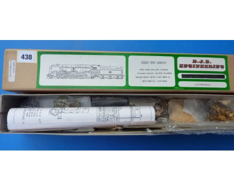 0 GAUGE DJB ENG. 7MM SCALE LOCO BR REBUILT WEST COUNTRY WITH 5000 GALLON TENDER, BOXED UNCHECKED