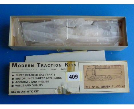 MODERN TRACTION KIT 00 SCALE D2 BRUSH CLASS 47 DIESEL LOCOMOTIVE BOXED UNCHECKED