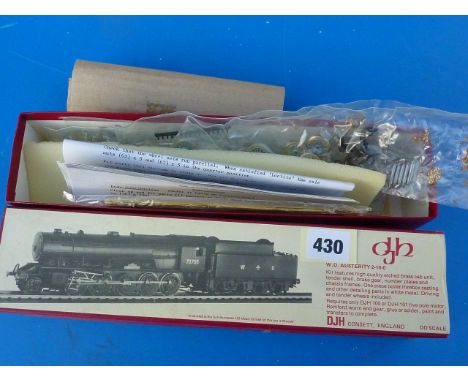 DJH MODEL LOCO KIT 00 SCALE K-39 WD AUSTERITY LOCO 2-10-0 73755, BOXED UNCHECKED