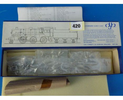 DJH MODEL KIT 00 SCALE  K-60 BR STANDARD CLASS 4 2-6-0 76XXX CLASS BOXED UNCHECKED