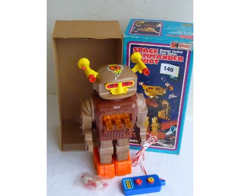 CLIFFORD TV TOY IN BOXED CONDITION, SPACE COMMANDER ROBOT, REMOTE CONTROL , HONG KONG