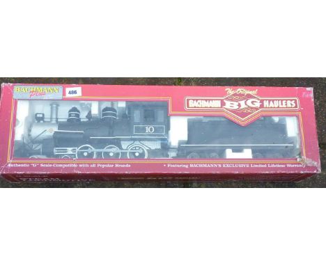 G SCALE BACHMANN 31497 4-6-0 WHITE PASS & YUKON LOCOMOTIVE, BOXED, X LAYOUT ADVISED IN RUNNING ORDER EX LAYOUT