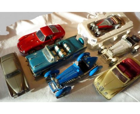 1/18 SCALE VEHICLES INC . FM, DUESENBURG, MAISTO BMW 502, BURAGO, BUGATTI, MERCEDES