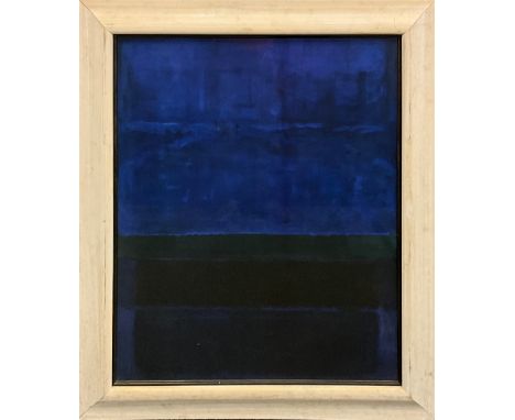 Mark Rothko, after, Blue, Green, and Brown, lithograph, 93.5cmx 77cm.