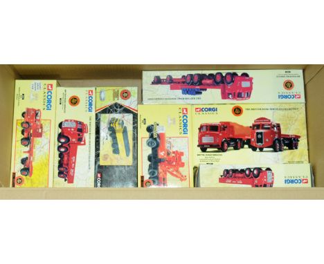 Corgi, a boxed 1:50 scale commercial group (British Road Services Related) to include 10101 ERF V Type Dropside Lorry X2 and 