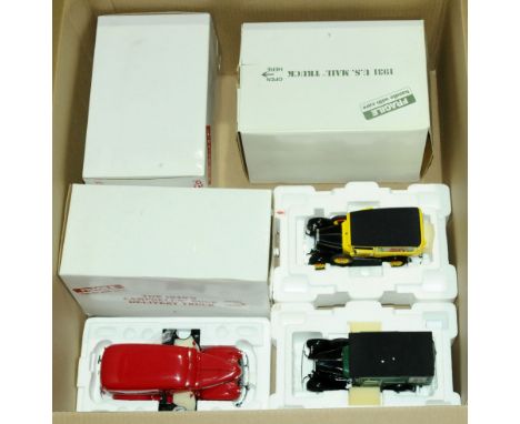 Danbury Mint, a boxed Delivery Truck group of 1:24 scale models comprising of 1940's "Campbell's Soup", 1931 "Coca Cola" alon