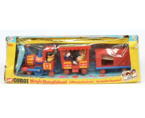 Corgi 851 Magic Roundabout Train. Condition is Good Plus to Excellent in Poor to Fair box. (1)