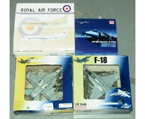 Sky Guardians, HM Hobbymaster, and similar, a boxed group of 1:72 &amp; 1:200 scale military aircraft group to include Sky Gu