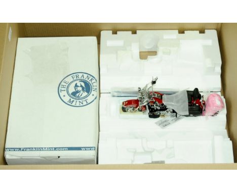 Franklin Mint, a boxed 1:10 scale Limited Edition Harley Davidson Motorcycle. B11E835 2008 Firefighter Special Edition which 