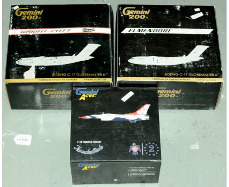 Gemini Jets, a boxed group of 1:72 scale military and civilian aircraft comprising of Gemini 200 &amp; Gemini Aces to include