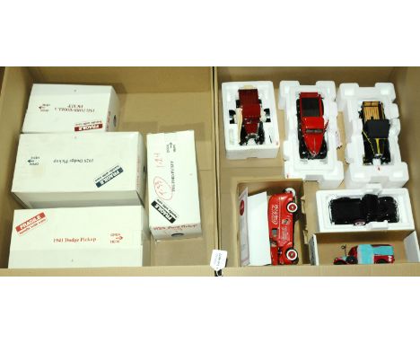 Danbury Mint, an unboxed and partially boxed group of 1:24 scale Van/Truck models to include 1931 Ford Model 'A' Pickup, 1941