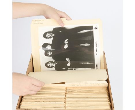 One box containing gelatin silver print or original vintage press photographic reproduction from the archives of the Star Tri