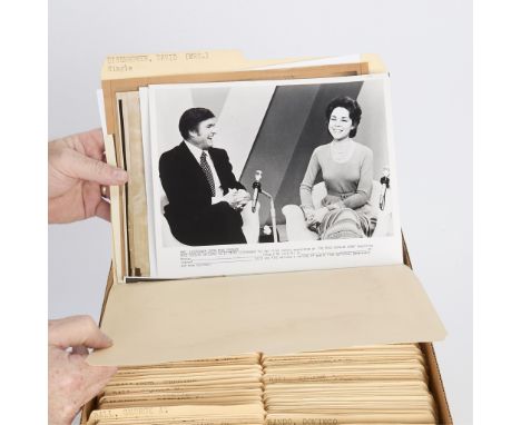One box containing gelatin silver print or original vintage press photographic reproduction from the archives of the Star Tri