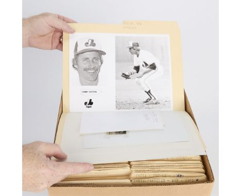 One box containing gelatin silver print or original vintage press photographic reproduction from the archives of the Star Tri