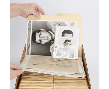 One box containing gelatin silver print or original vintage press photographic reproduction from the archives of the Star Tri
