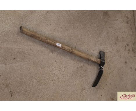 A short handled adze
