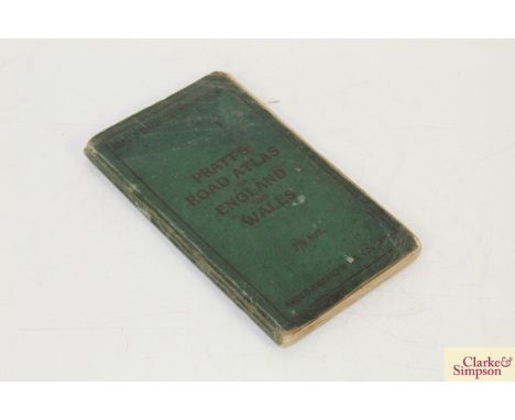 A 1905 Pratts Petroleum road map